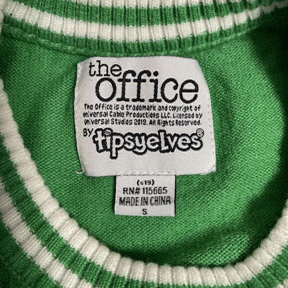Tipsy Elves Sweater Small Merry and Dwight Christmas Holiday The Office Unisex - Picture 3 of 7